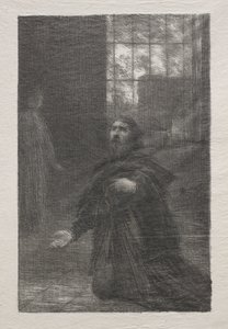 Rienzi, Acto V: La oración de Rienzi de Ignace Henri Jean Fantin Latour