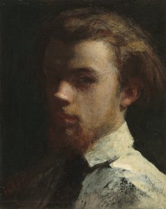 Autorretrato, 1858 de Ignace Henri Jean Fantin Latour