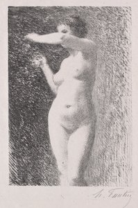 Estudio para Eva de Ignace Henri Jean Fantin Latour