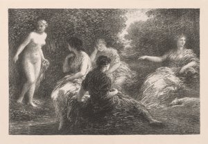 Los bañistas de Ignace Henri Jean Fantin Latour