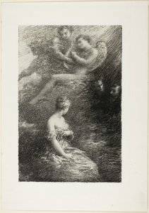 La condenación de Fausto: La aparición de Margarita de Ignace Henri Jean Fantin Latour