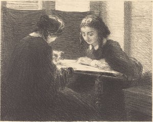 Las bordadoras de Ignace Henri Jean Fantin Latour