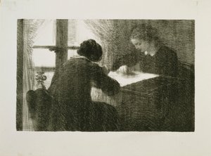 Los Bordadores, No. 2 de Ignace Henri Jean Fantin Latour