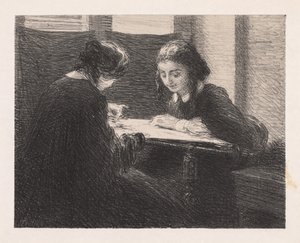 Las bordadoras de Ignace Henri Jean Fantin Latour