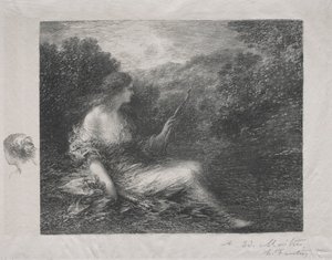 La cazadora de Ignace Henri Jean Fantin Latour