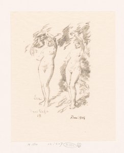 Dos estudios sobre Eva de Ignace Henri Jean Fantin Latour