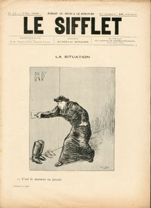 Le Whistle, número 14, satírico en N & B de Henri Gabriel Ibels