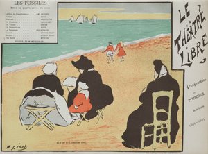 Les Fossiles Programa del Théâtre Libre, 1892