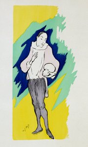 Pierrot. Dibujo de Henri-Gabriel Ibels (1867-1936)