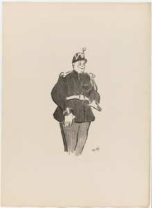 Polin, de Le Café-Concert de Henri Gabriel Ibels