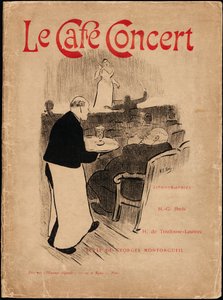 Portada del portafolio de Le Café-Concert de Henri Gabriel Ibels