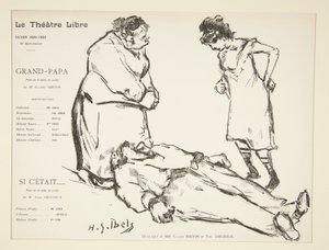 Programación del Teatro Libre: El Abuelo de Henri Gabriel Ibels
