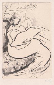 Mujer sentada de Henri Gabriel Ibels