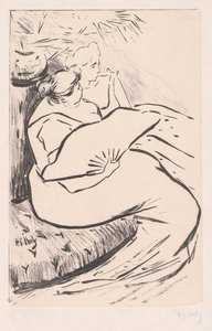 Mujer Sentada de Henri Gabriel Ibels