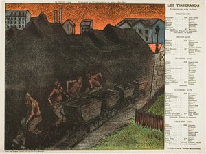 Séptima representación: Les Tisserands, para Le Théatre Libre de Henri Gabriel Ibels