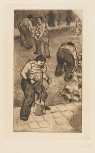 The Street Pavers de Henri Gabriel Ibels