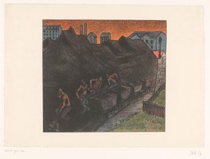 Cuatro mineros cargan el carbón en carros
Au parc de charbon
Actuaciones del Théâtre Libre (título de la serie)
Les Programmes du Théâtre Libre (título de la serie)
