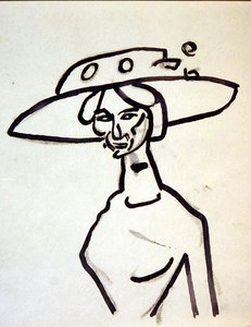 Un Sombrero de Ala Ancha de Henri Gaudier Brzeska