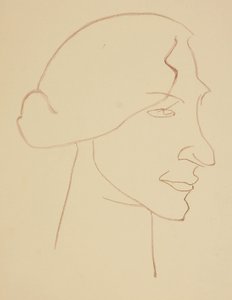 Sophie de Perfil de Henri Gaudier Brzeska