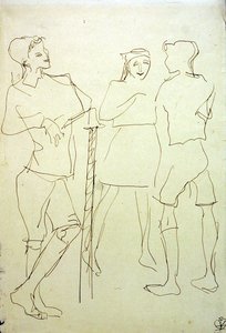 Niños en el parque de Henri Gaudier Brzeska