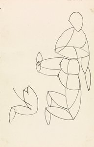 Figura Estudio de Henri Gaudier Brzeska