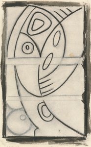 Diseño en relieve de una figura femenina abstracta