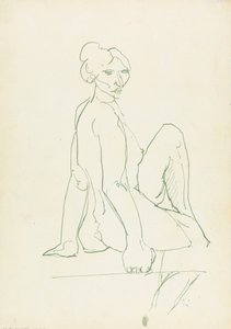 Figura femenina sentada de Henri Gaudier Brzeska