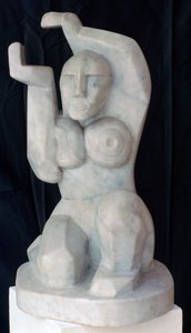 Mujer sentada, c. 1911-1915 de Henri Gaudier Brzeska