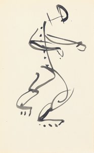 Estudio para "Bailarina de Piedra Roja", 1914 de Henri Gaudier Brzeska