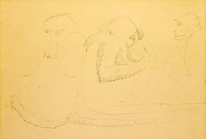 Tres monos de Henri Gaudier Brzeska