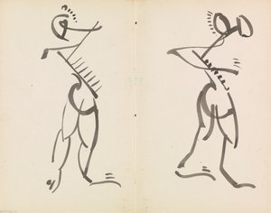 Dos figuras que bailan de Henri Gaudier Brzeska