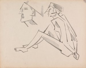Estudios de dos cifras de Henri Gaudier Brzeska