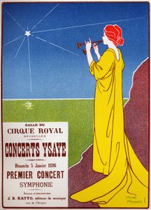 Conciertos Ysaye en el circo real de Bruselas de Henri Georges Jean Isidore Meunier