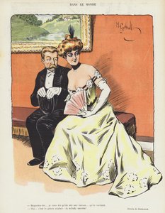 Ilustración para Le Rire (litografía en color) de Henri Gerbault