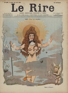 Ilustración para Le Rire (litografía en color) de Henri Gerbault