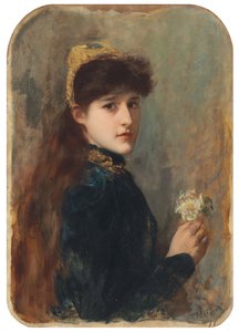 Retrato de una niña de Henri Gervex