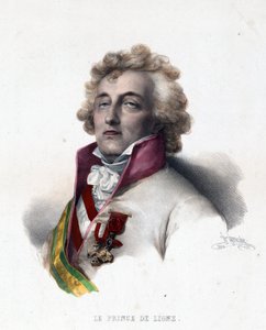 Retrato de Charles-Joseph, Príncipe de Ligne de Henri Grevedon