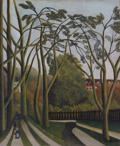 Las orillas del Bièvre cerca de Bicêtre, c.1908-09 de Henri J.F. Rousseau