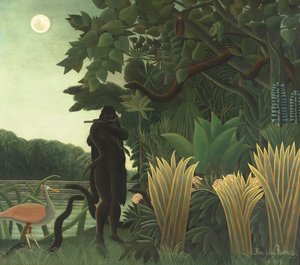 El encantador de serpientes de Henri J.F. Rousseau