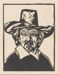 Hombre con sombrero de Henri Jonas