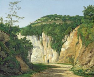 Cremieu, 1847 de Henri Joseph Harpignies