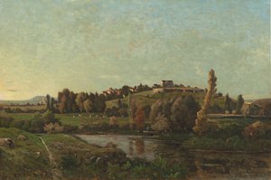 Paisaje en Auvernia de Henri Joseph Harpignies