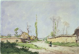 No.1534 Un camino de pueblo, Oiseme, 1888