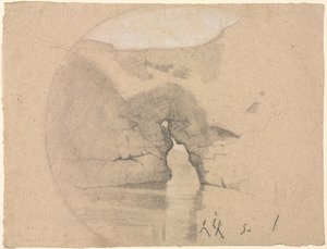 Sorrento, Baños de la Reina Juana de Henri Joseph Harpignies
