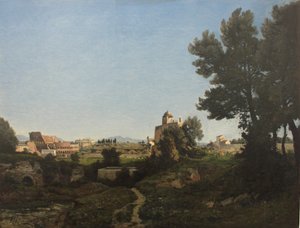 Vista de Roma desde la colina Palatina de Henri Joseph Harpignies