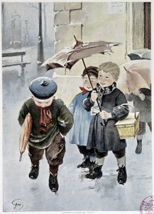 Un independiente - acuarela por Geoffroy en “Le Figaro Illustré”, mayo 1901 de Henri Jules Jean Geoffroy