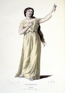 Diseño de vestuario para Pauline en "Polyeucte", 1884 de Henri Jules Jean Geoffroy
