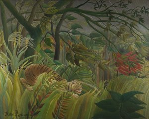 ¡Sorprendido!, 1891 de Henri Julien Félix Rousseau
