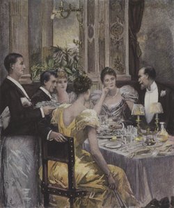 Una cena de Henri Lafon
