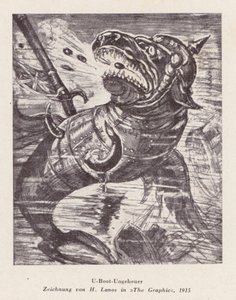 Monstruo submarino (litografía)